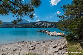 Parcelle de la place du Lac de Serre Ponçon.